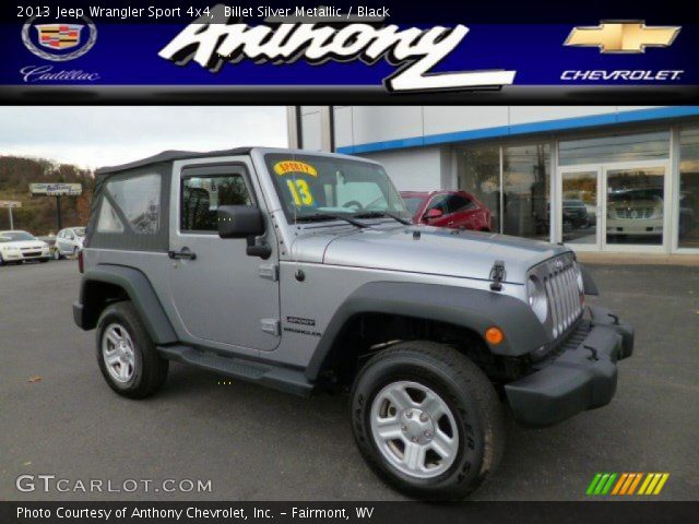 2013 Jeep Wrangler Sport 4x4 in Billet Silver Metallic