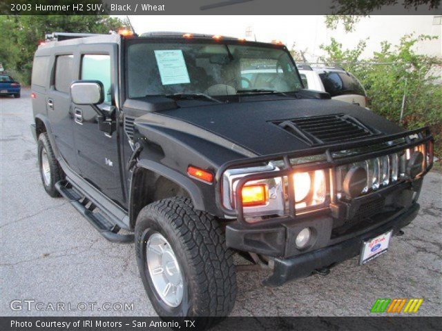 2003 Hummer H2 SUV in Black