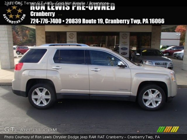2011 GMC Terrain SLT AWD in Gold Mist Metallic