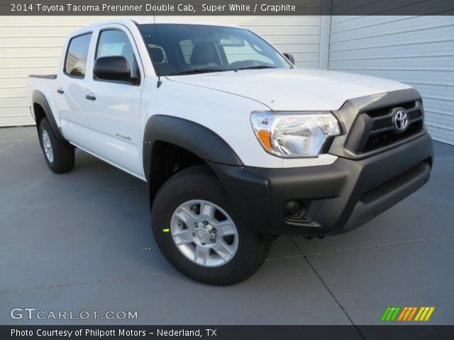 2014 Toyota Tacoma Prerunner Double Cab in Super White