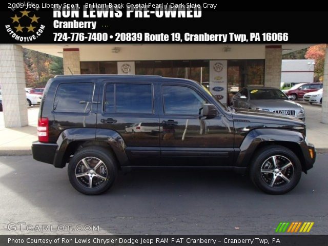 2009 Jeep Liberty Sport in Brilliant Black Crystal Pearl