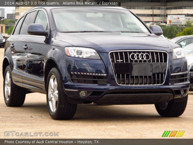 2014 Audi Q7 3.0 TFSI quattro in Atlantis Blue Metallic
