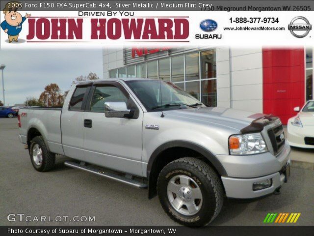 2005 Ford F150 FX4 SuperCab 4x4 in Silver Metallic
