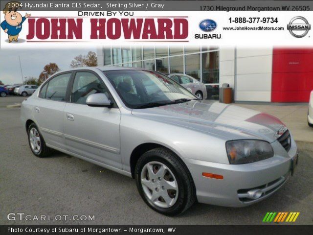 2004 Hyundai Elantra GLS Sedan in Sterling Silver