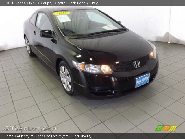 2011 Honda Civic LX Coupe in Crystal Black Pearl