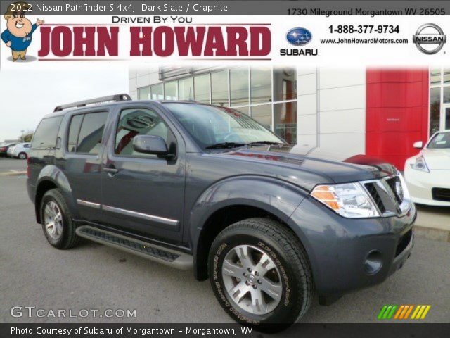 2012 Nissan Pathfinder S 4x4 in Dark Slate