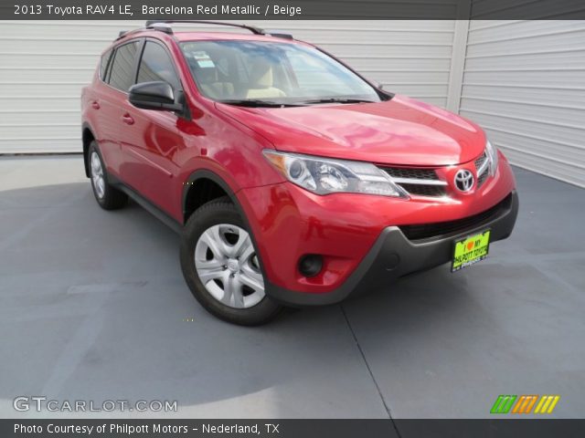 2013 Toyota RAV4 LE in Barcelona Red Metallic
