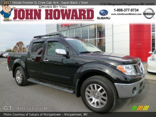 2012 Nissan Frontier SL Crew Cab 4x4 in Super Black