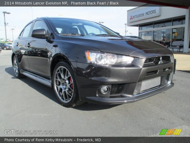 2014 Mitsubishi Lancer Evolution MR in Phantom Black Pearl