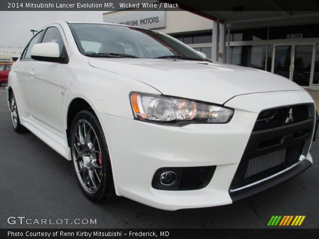 2014 Mitsubishi Lancer Evolution MR in Wicked White