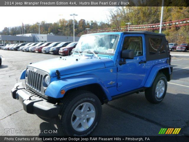 2014 Jeep Wrangler Freedom Edition 4x4 in Hydro Blue Pearl Coat