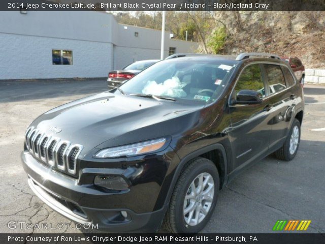 2014 Jeep Cherokee Latitude in Brilliant Black Crystal Pearl