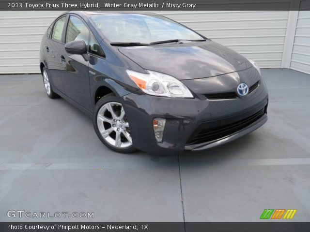 2013 Toyota Prius Three Hybrid in Winter Gray Metallic