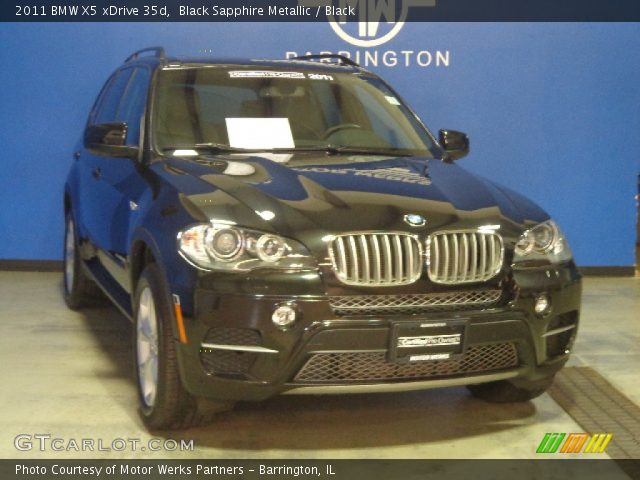 2011 BMW X5 xDrive 35d in Black Sapphire Metallic