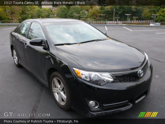 2012 Toyota Camry SE in Attitude Black Metallic