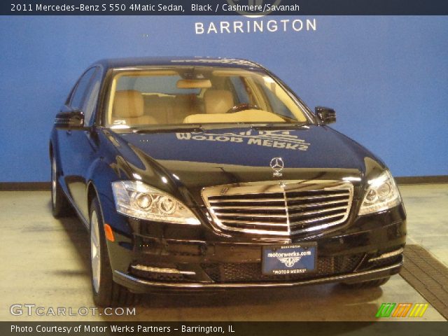 2011 Mercedes-Benz S 550 4Matic Sedan in Black