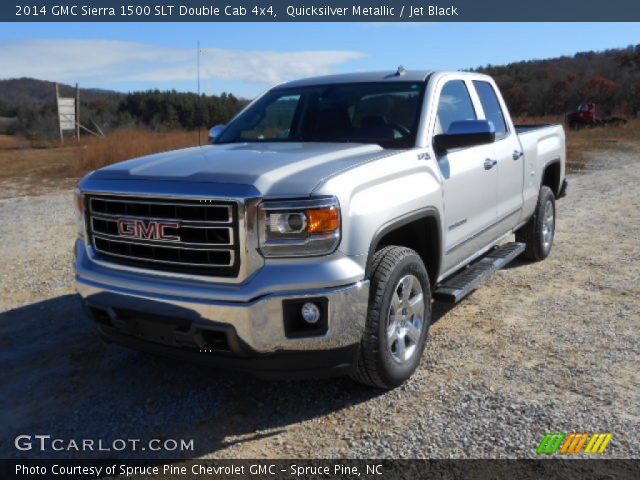 2014 GMC Sierra 1500 SLT Double Cab 4x4 in Quicksilver Metallic