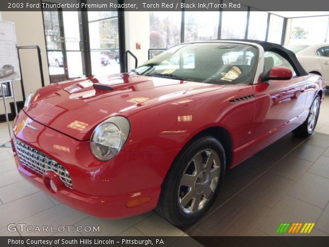2003 Ford Thunderbird Premium Roadster in Torch Red