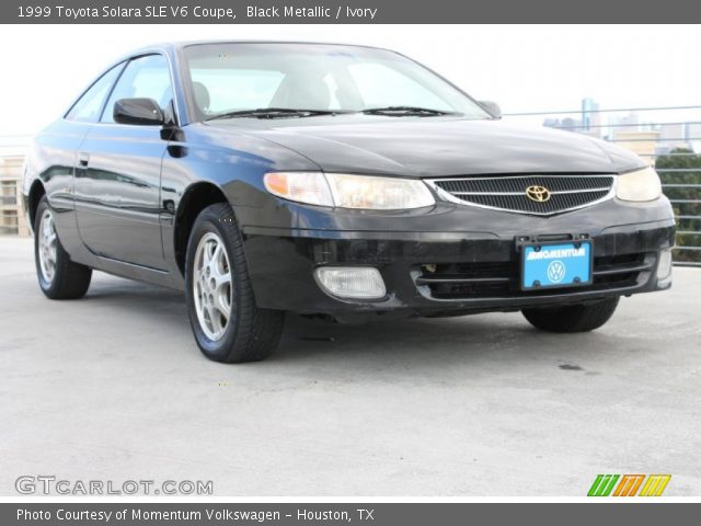 1999 Toyota Solara SLE V6 Coupe in Black Metallic