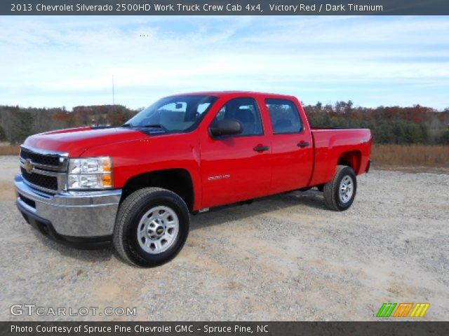 2013 Chevrolet Silverado 2500HD Work Truck Crew Cab 4x4 in Victory Red