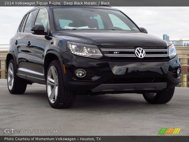 2014 Volkswagen Tiguan R-Line in Deep Black Metallic