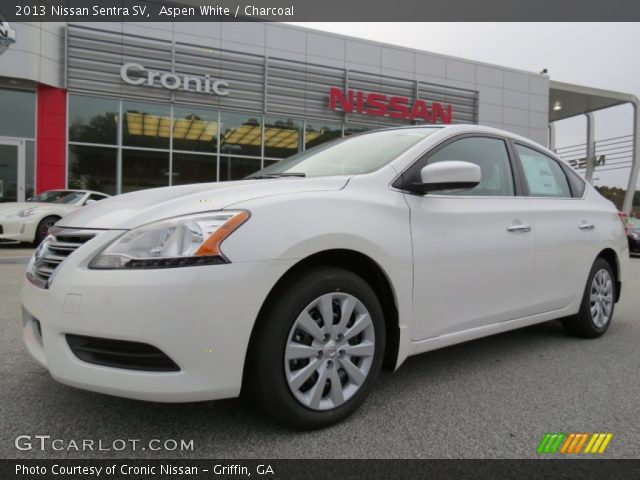 2013 Nissan Sentra SV in Aspen White