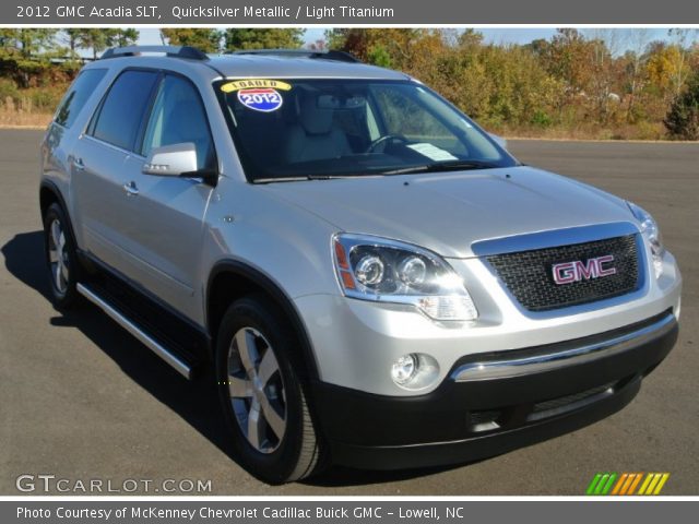 2012 GMC Acadia SLT in Quicksilver Metallic