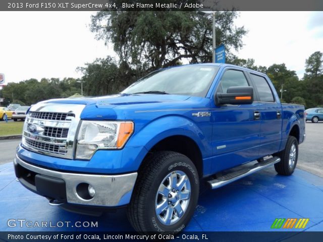 2013 Ford F150 XLT SuperCrew 4x4 in Blue Flame Metallic