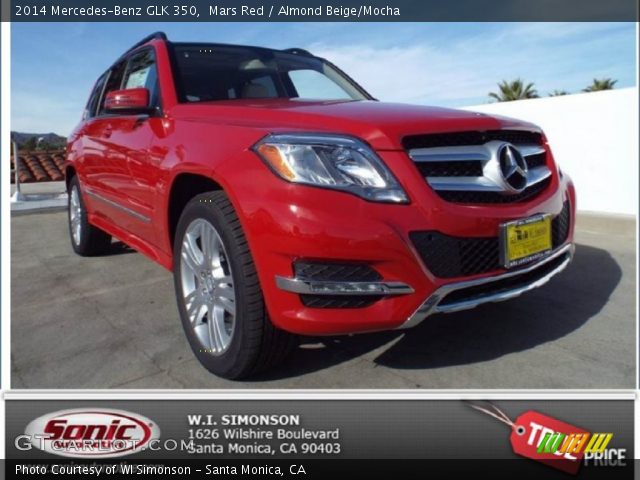 2014 Mercedes-Benz GLK 350 in Mars Red