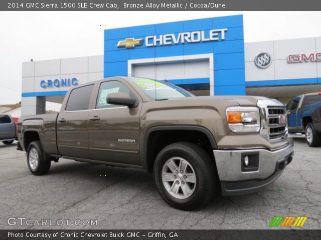 2014 GMC Sierra 1500 SLE Crew Cab in Bronze Alloy Metallic