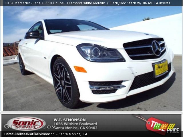 2014 Mercedes-Benz C 250 Coupe in Diamond White Metallic