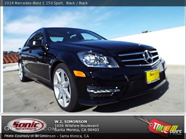 2014 Mercedes-Benz C 250 Sport in Black