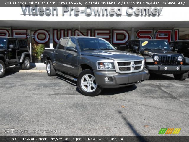 2010 Dodge Dakota Big Horn Crew Cab 4x4 in Mineral Gray Metallic