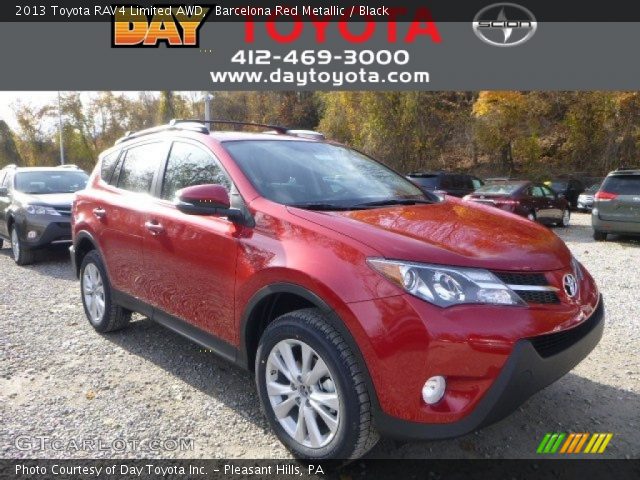 2013 Toyota RAV4 Limited AWD in Barcelona Red Metallic