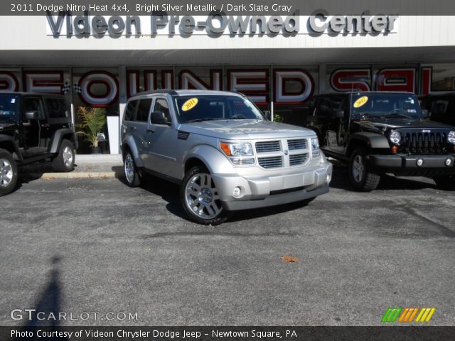 2011 Dodge Nitro Heat 4x4 in Bright Silver Metallic