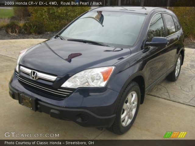 2009 Honda CR-V EX-L 4WD in Royal Blue Pearl