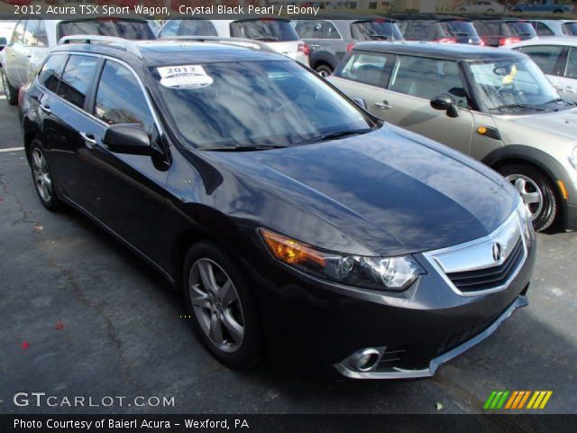 2012 Acura TSX Sport Wagon in Crystal Black Pearl