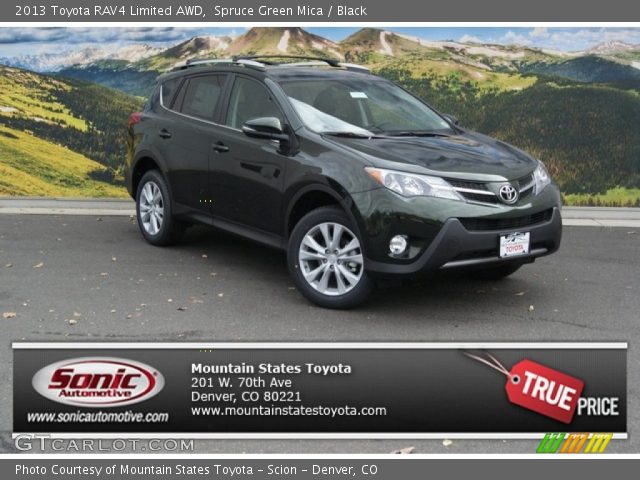 2013 Toyota RAV4 Limited AWD in Spruce Green Mica