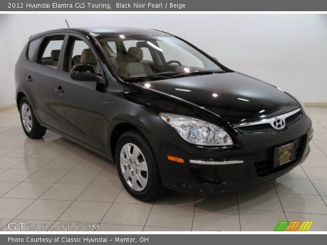 2012 Hyundai Elantra GLS Touring in Black Noir Pearl