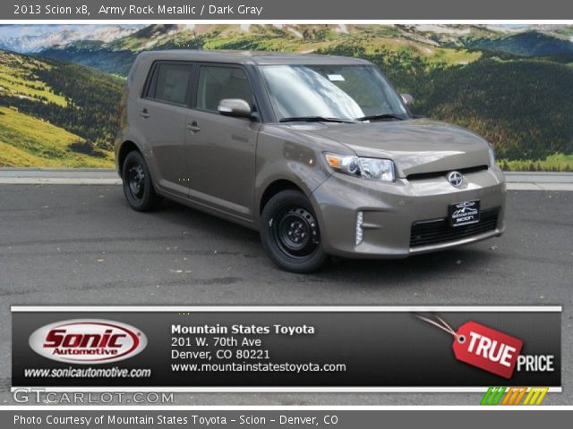 2013 Scion xB  in Army Rock Metallic