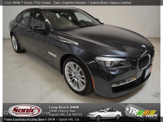 2010 BMW 7 Series 750i Sedan in Dark Graphite Metallic