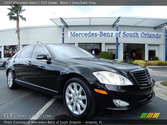 2007 Mercedes-Benz S 550 Sedan in Black