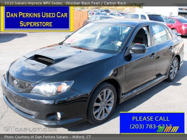 2010 Subaru Impreza WRX Sedan in Obsidian Black Pearl