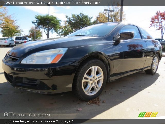 2007 Honda Accord EX-L Coupe in Nighthawk Black Pearl