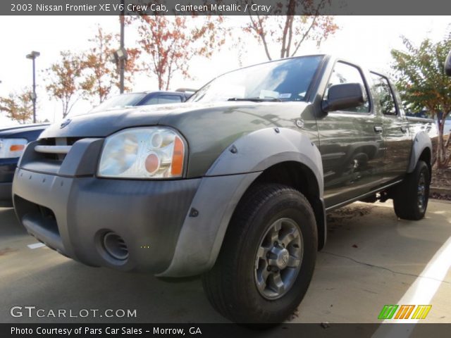 2003 Nissan Frontier XE V6 Crew Cab in Canteen Metallic