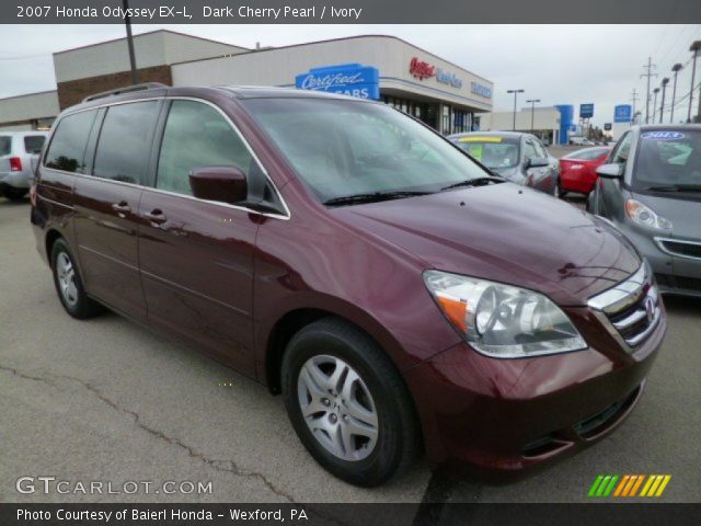 2007 Honda Odyssey EX-L in Dark Cherry Pearl