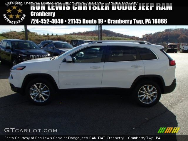 2014 Jeep Cherokee Limited 4x4 in Bright White