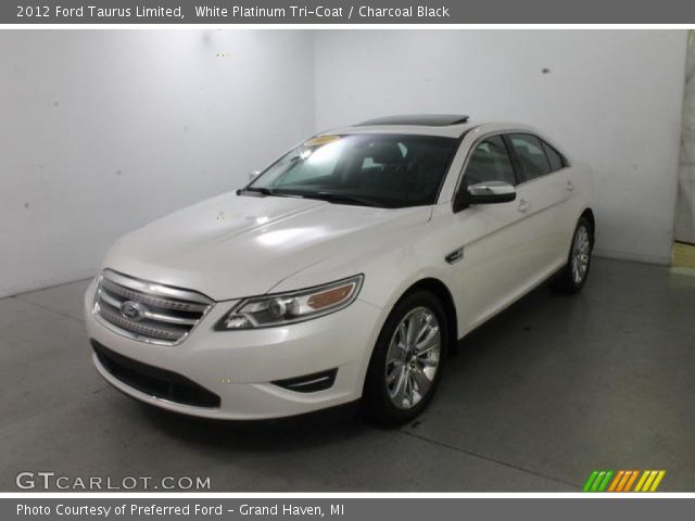 2012 Ford Taurus Limited in White Platinum Tri-Coat