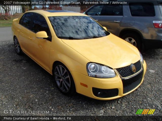2007 Volkswagen Jetta GLI Fahrenheit Edition Sedan in Fahrenheit Yellow