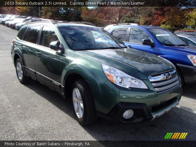 2013 Subaru Outback 2.5i Limited in Cypress Green Pearl